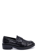 Women's Crocodile Patterned Loafer | Derimod