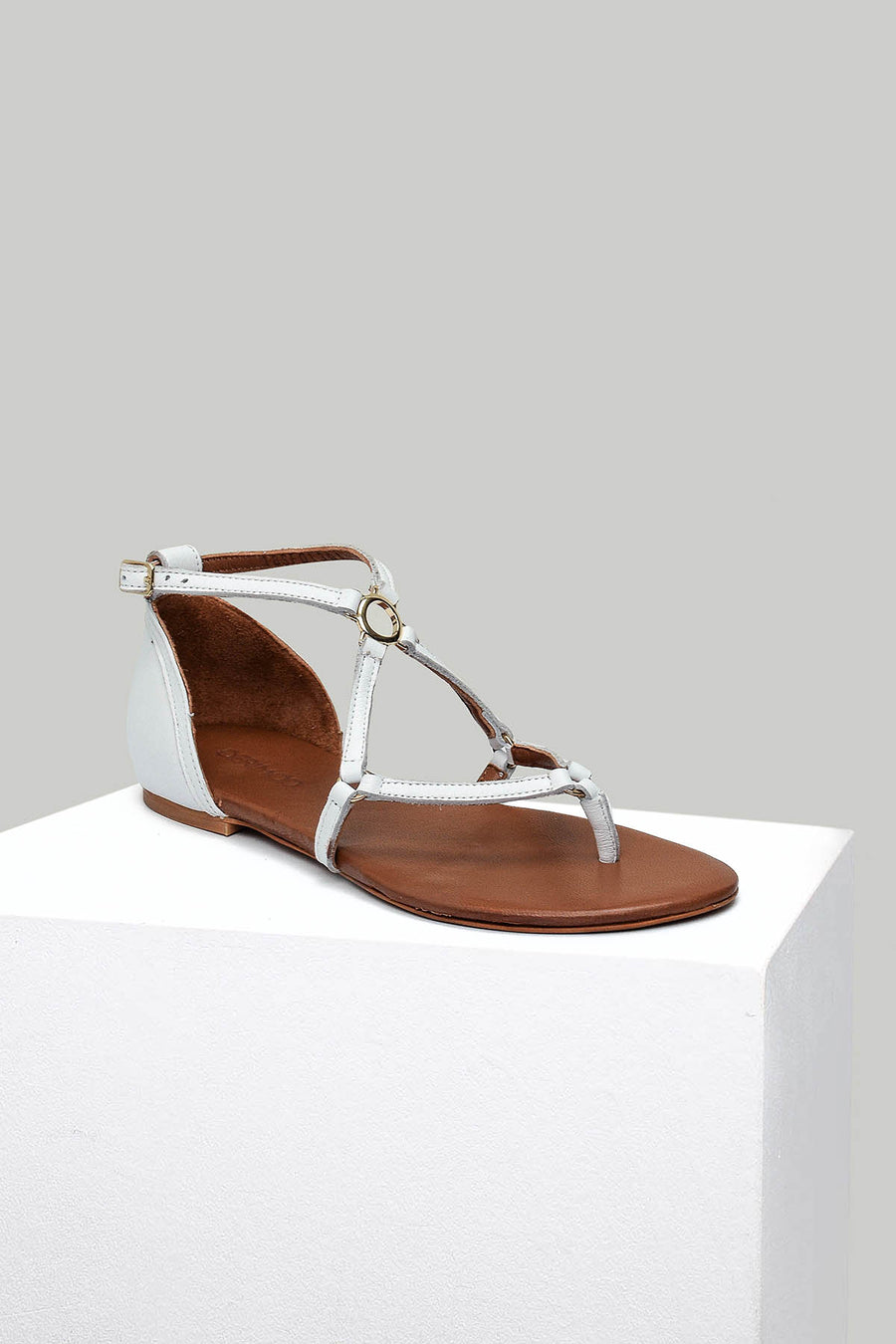 Women's Leather Sandals 18SFD139118 | Derimod