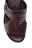 Men's Leather Slippers | Derimod