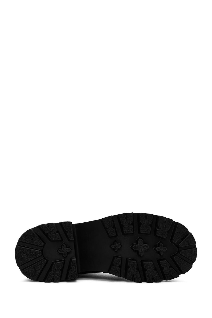 Women's Black Chain Detail Leather Chelsea Boots