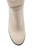 Women's Leather Heeled Boots | Derimod