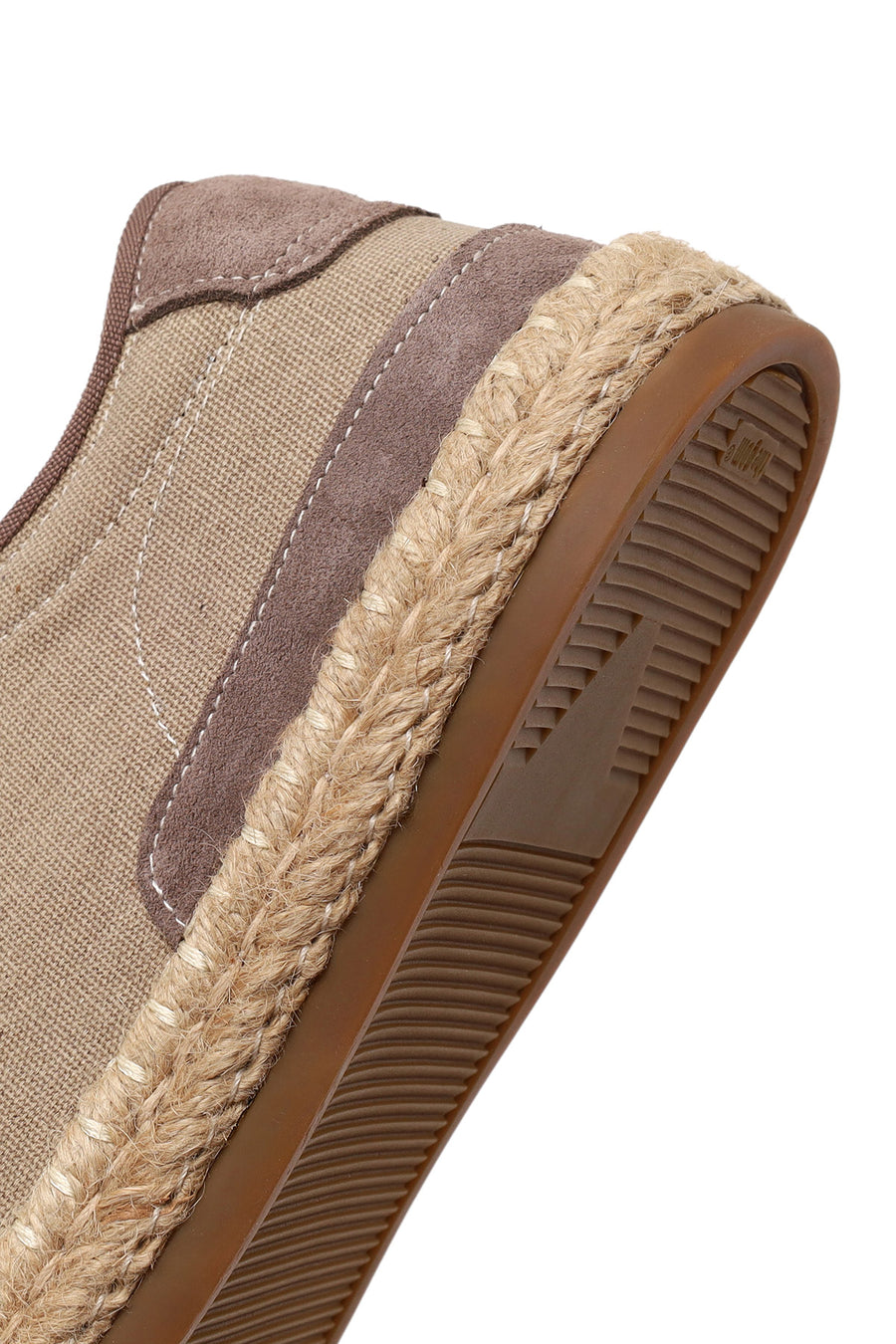 Male Mink Lace-Up Thick-Soled Suede Espadrilles
