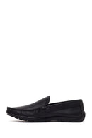Erkek Siyah Deri Loafer | Derimod