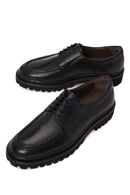 Male Black Lace-Up Thick-Soled Leather Casual Shoes | Derimod
