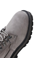 Caterpillar Women's Gray Sophist Nubuck Leather Boots | Derimod