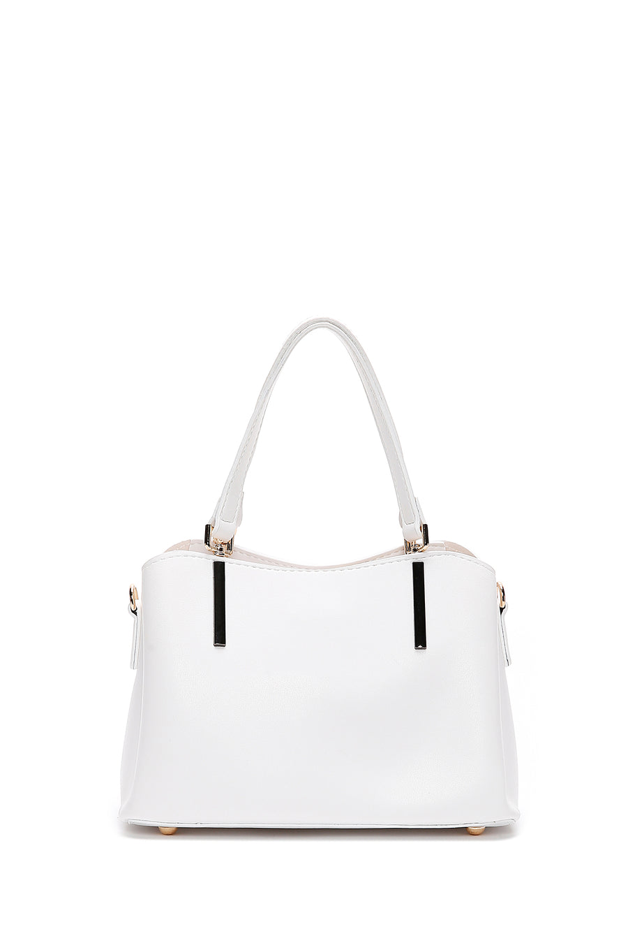 Women's White Long Strap Shoulder Bag