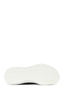 Woman Navy Patterned Suede Comfort Shoes | Derimod