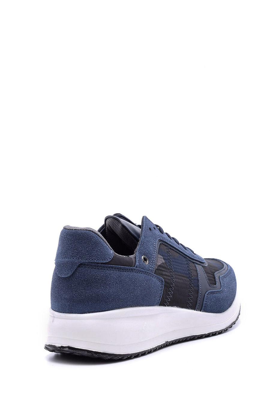 Erkek Yüksek Tabanlı Deri Sneaker