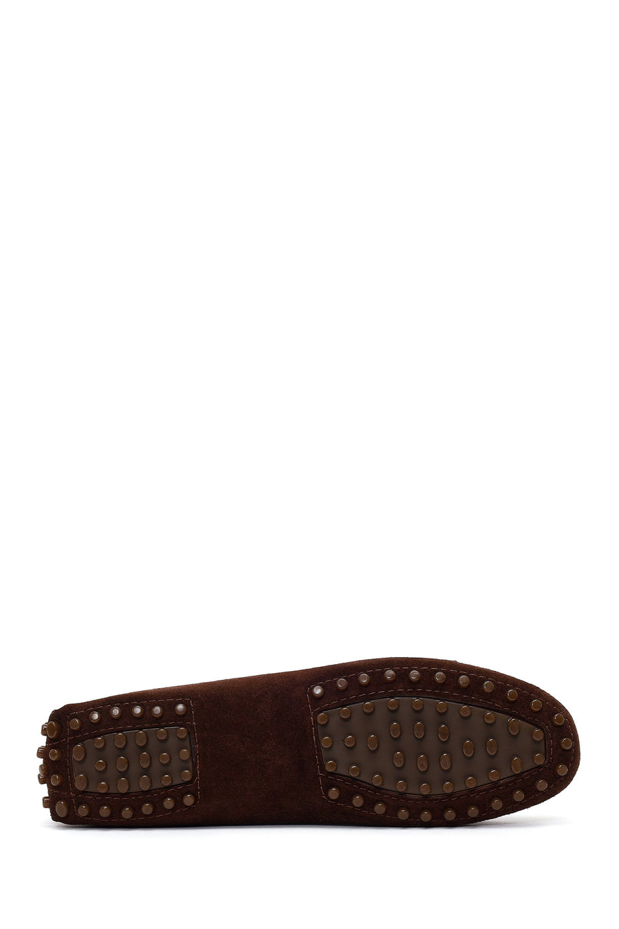 Woman Brown Tasselled Suede Loafer