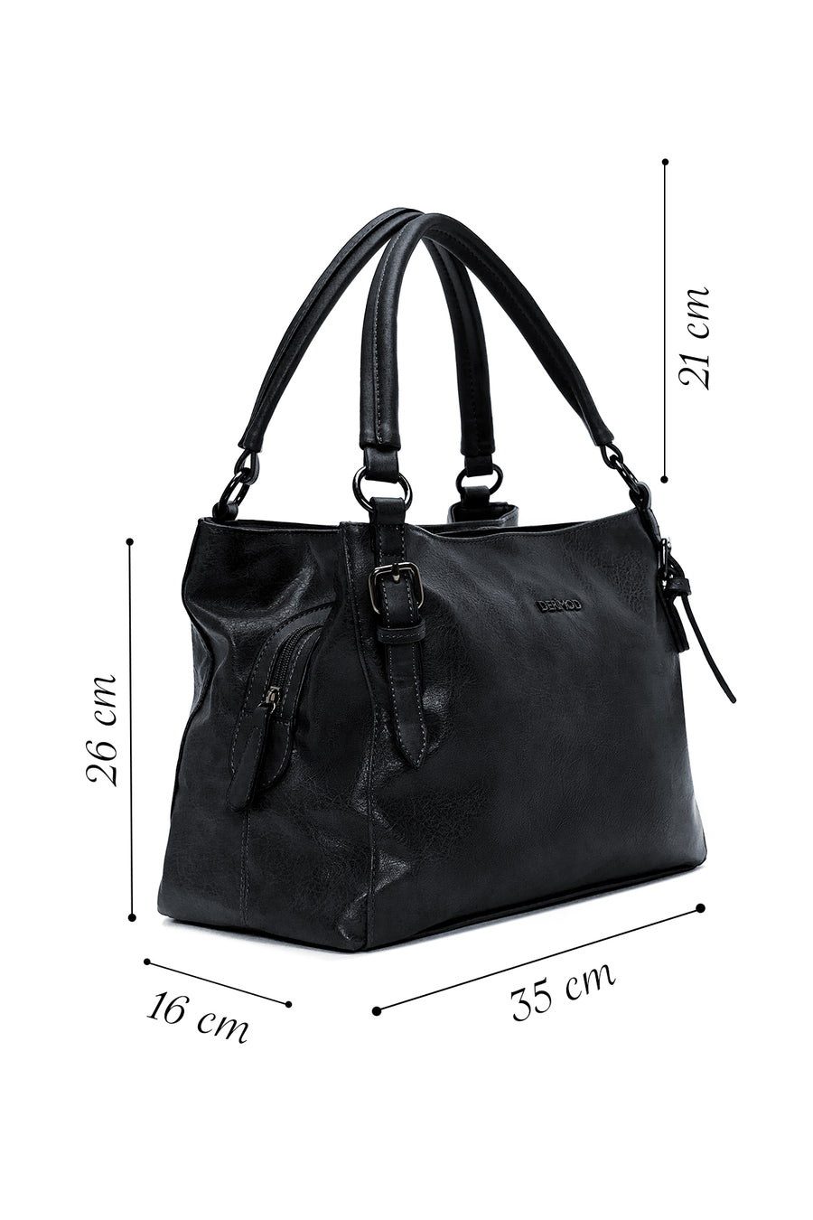 Women's Black Casual Handbag