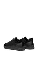 Geox Men's Black Spherica Lace-up Leather Sneaker | Derimod