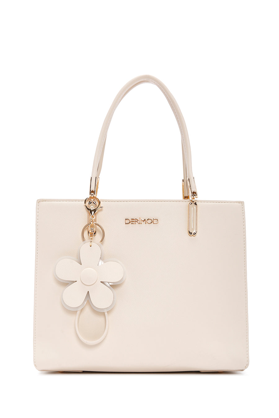 Women's Cream Long Strap Shoulder Bag
