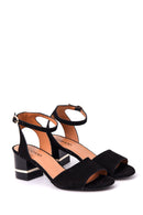 Women's Suede Heeled Shoes | Derimod