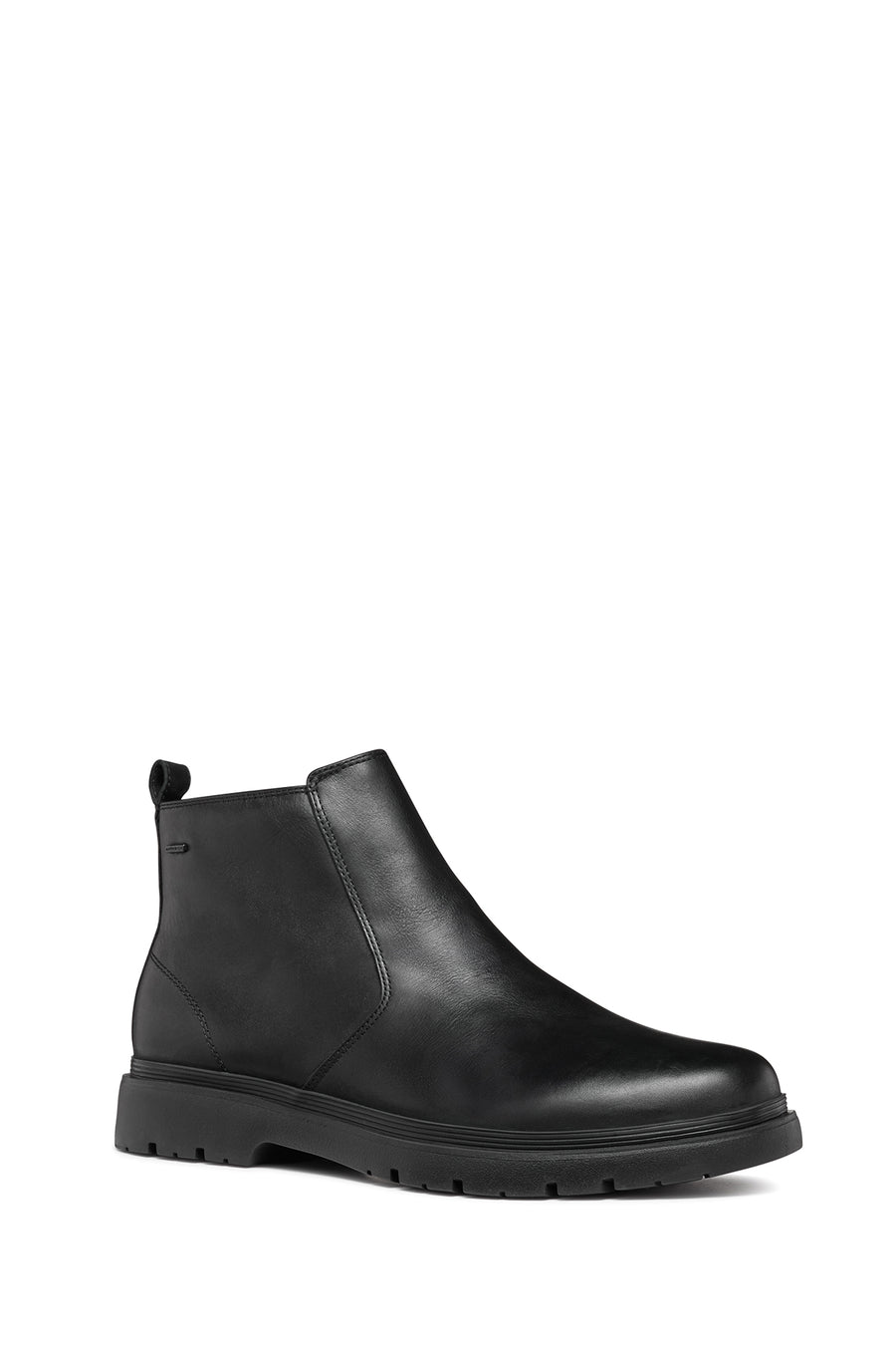 Geox Men's Black Spherica Ec1 Abx Zippered Waterproof Leather Boots