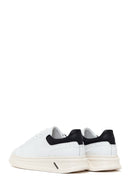 Erkek Beyaz Bağcıklı Deri Sneaker | Derimod