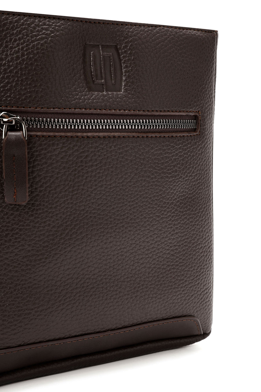 Men's Brown Casual Crossbody Bag