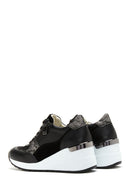Kadın Deri Yüksek Taban Sneaker | Derimod