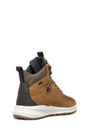 Geox Men's Brown Lace-Up Leather Boat | Derimod