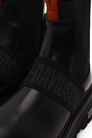 Harley Davidson Male Black Polperro Leather Chelsea Boots | Derimod