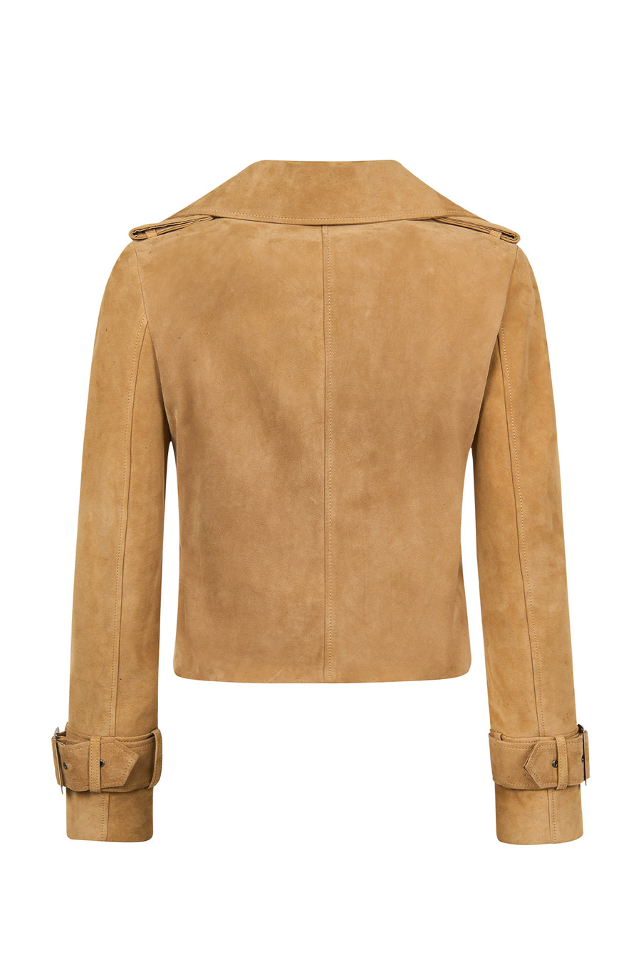 Portofino Woman Camel Suede Leather Jacket