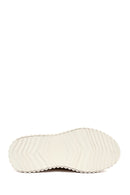 Woman Camel Lace-Up Thick-Soled Patterned Suede Comfort Shoes | Derimod