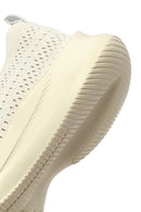 Women's Cream Suede Comfort Shoes | Derimod