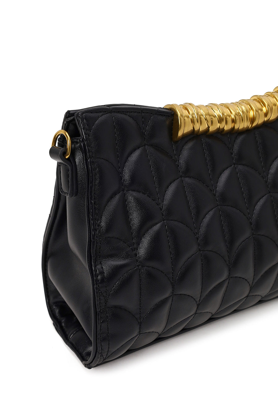 Woman Black Printed Clutch Bag