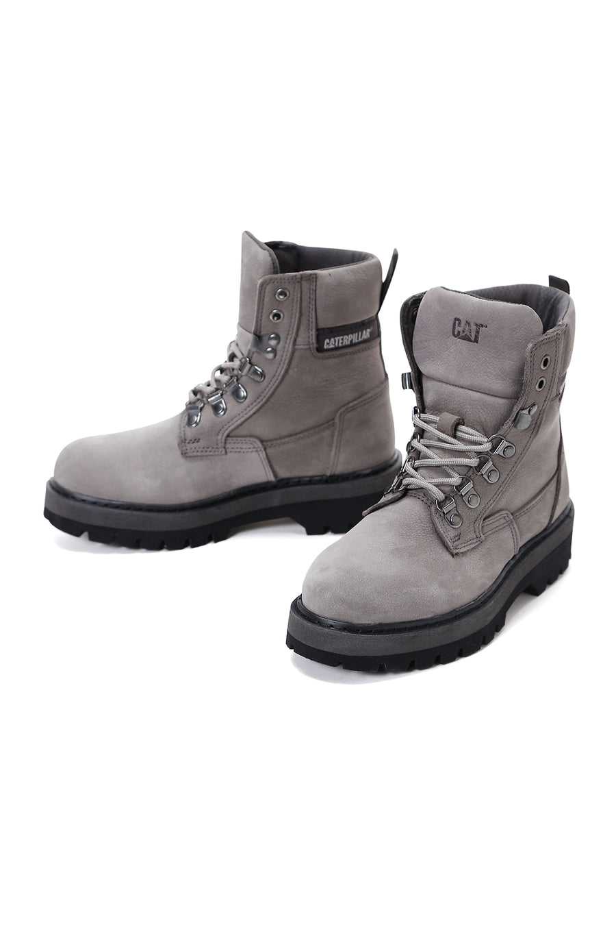 Caterpillar Women's Gray Sophist Nubuck Leather Boots