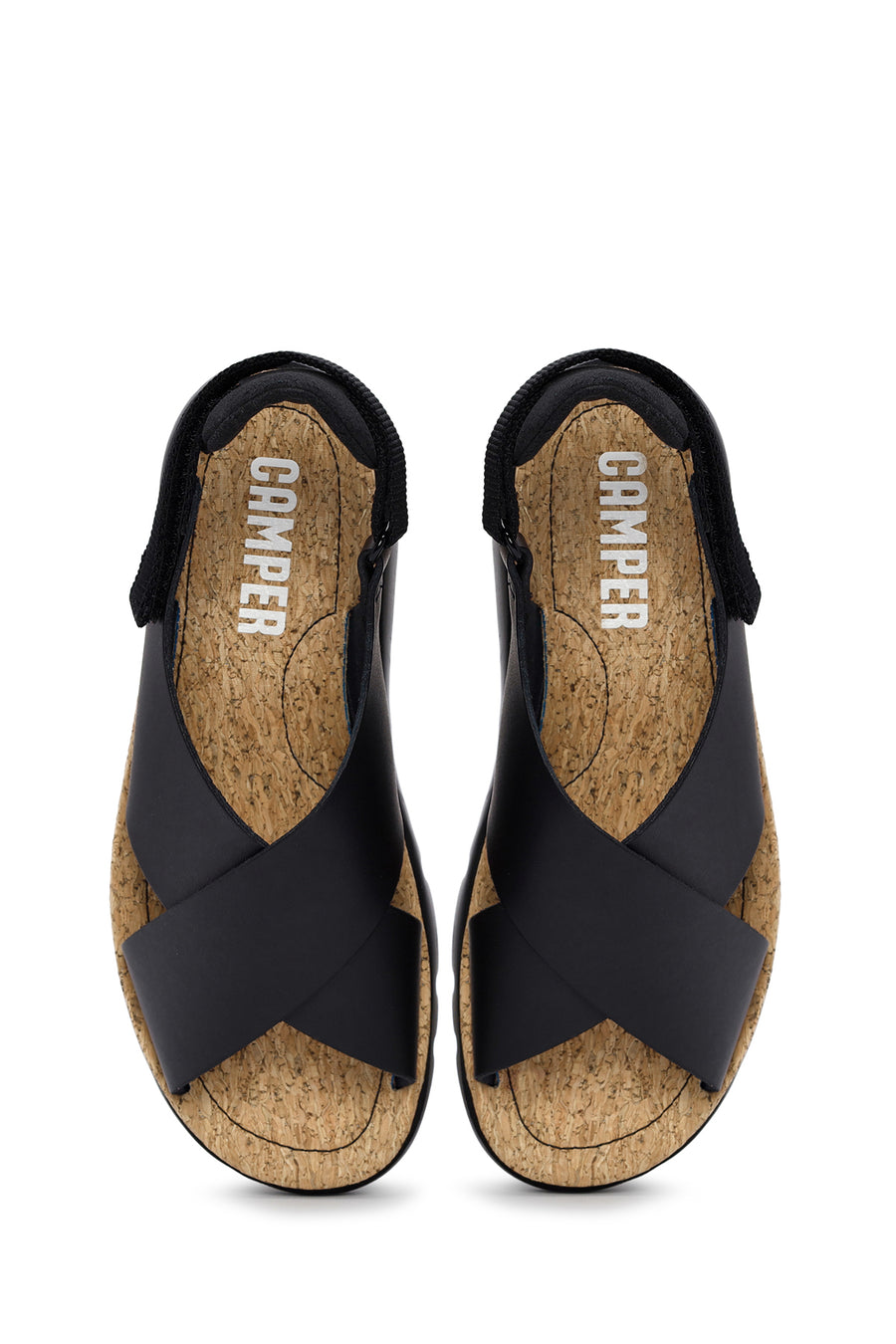 Camper Women's Black Oruga Sandals