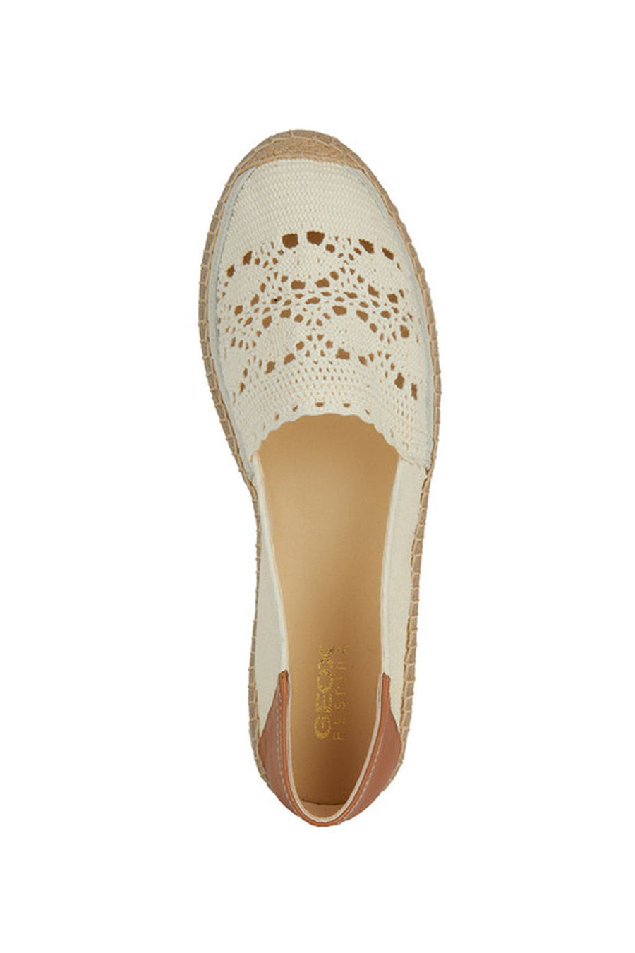 Geox Women's Mink Lampedusa Knit Leather Espadrille