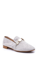 Women's Stone Suede Loafer | Derimod