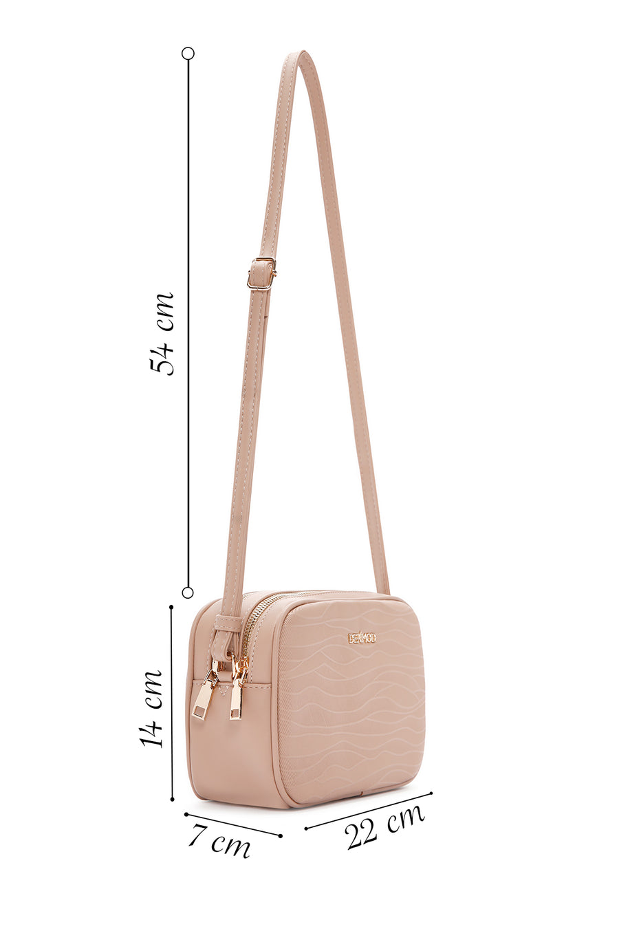 Women's Mink Long Strap Crossbody Bag