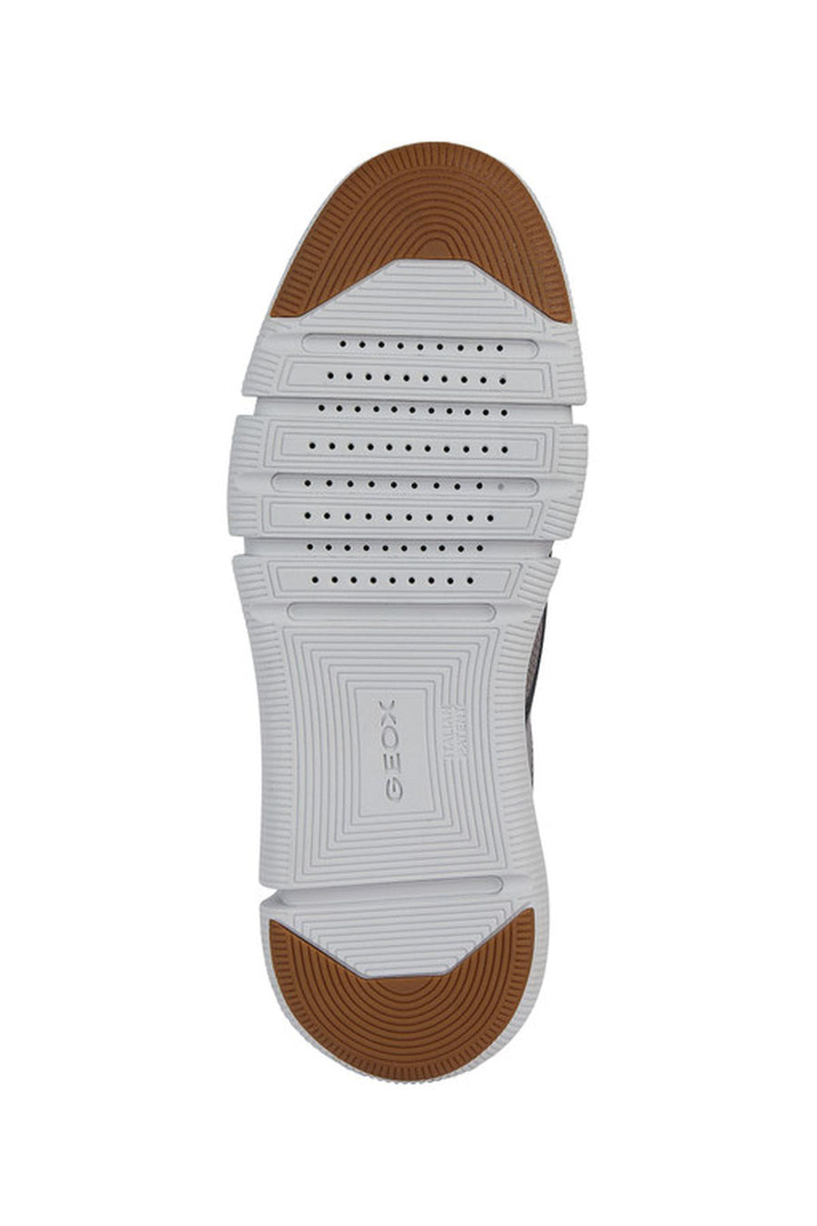 Geox Men's Gray Spherica Leather Casual Shoes