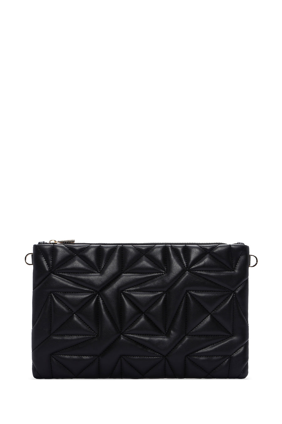 Women's Black Quilted Portfolio Bag