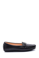 Women's Leather Buckle Loafer | Derimod