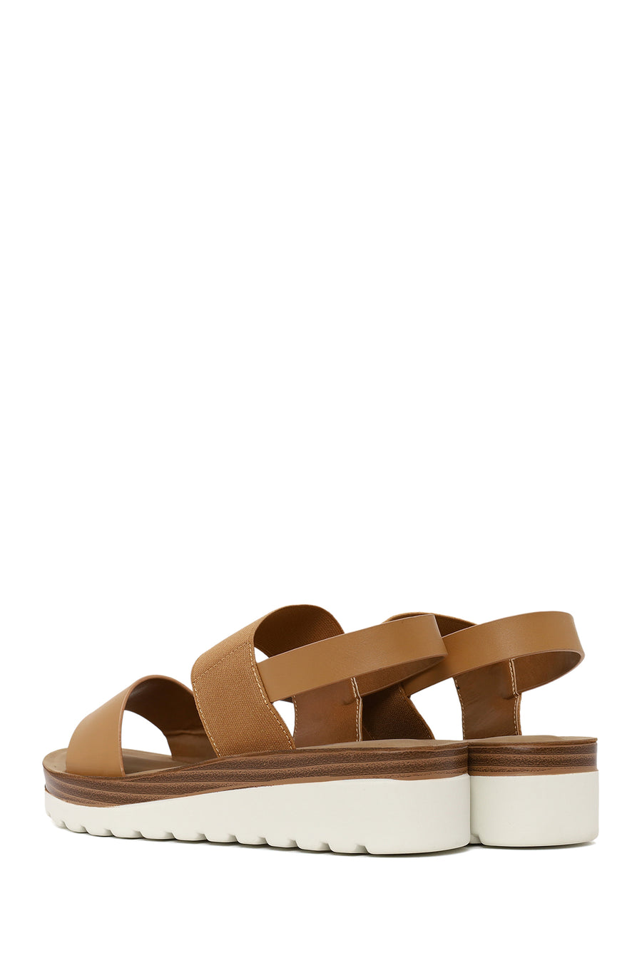 Woman Camel Thick-Soled Sandal