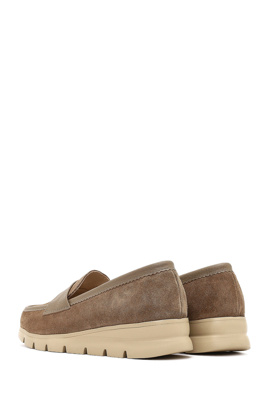 Women's Mink Thick-Soled Suede Leather Comfort Loafer