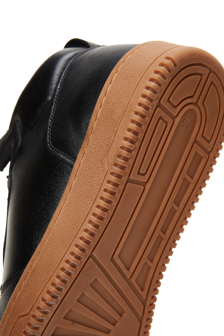 Erkek Siyah Deri Bilekli Sneaker