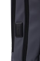 D-Pack Unisex Gray Technological Fabric Hardcase Backpack | Derimod