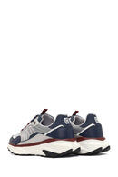Derimod Studio Men's Navy Blue Lace-Up Thick-Soled Sneaker | Derimod