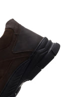 Men's Brown Leather Casual Boots | Derimod