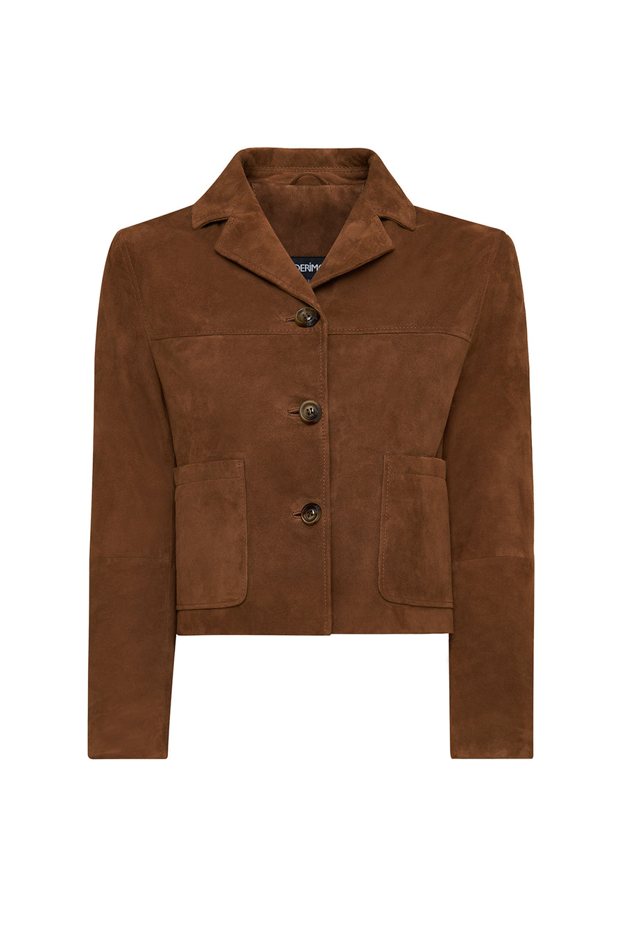 Jill Women's Brown Short Leather Jacket 25SGD52981B | Derimod