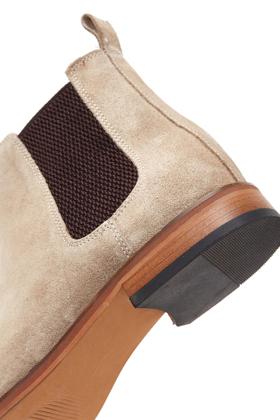 Men's Mink Suede Leather Chelsea Flat Boots