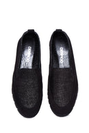 Kadın Siyah Deri Comfort Loafer | Derimod
