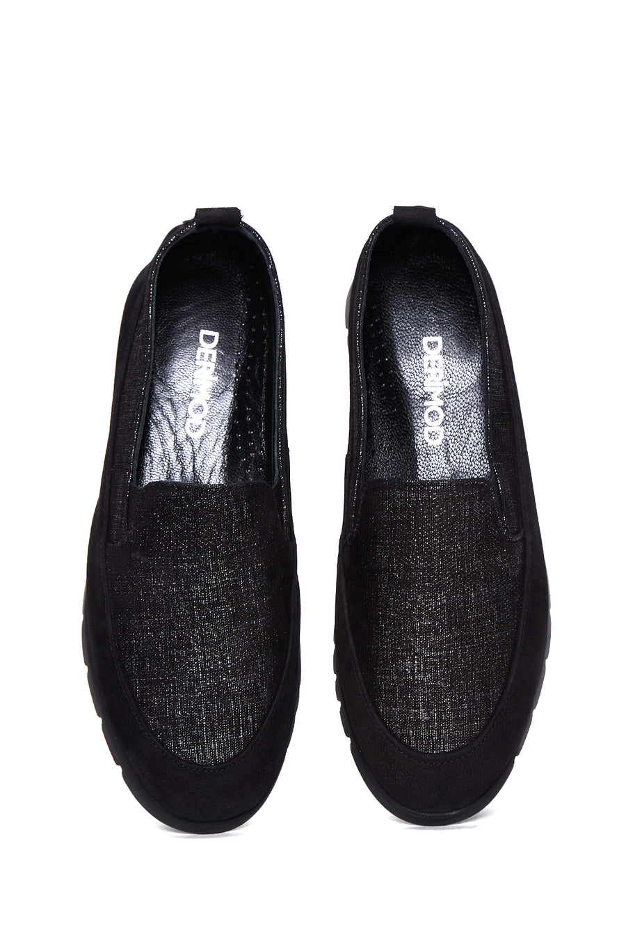 Kadın Siyah Deri Comfort Loafer