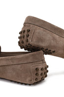 Women's Mink Tassel Suede Leather Loafer | Derimod