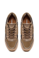 Woman Mink Lace-Up Wedge Sneaker | Derimod