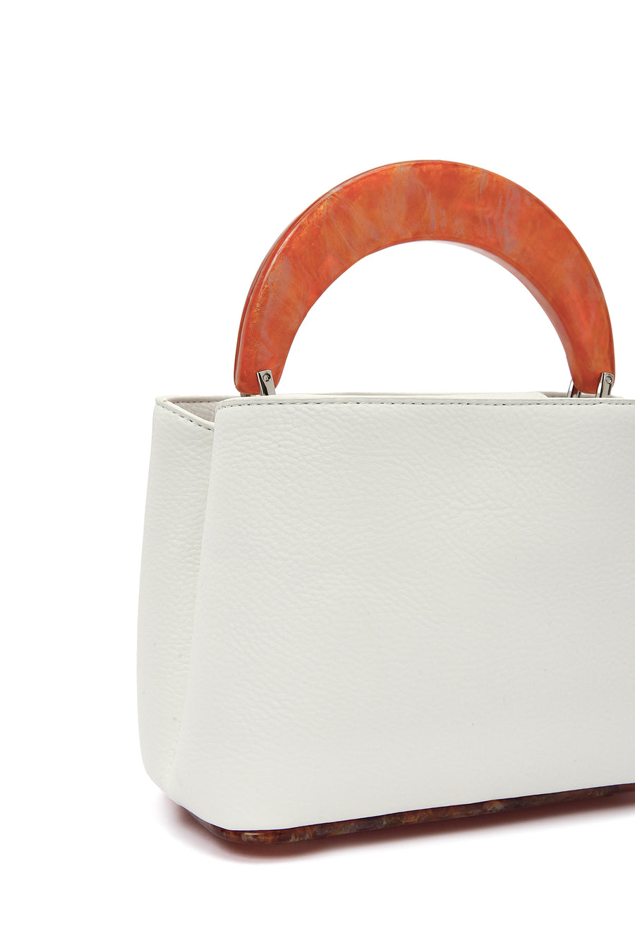 Women's Cream Long Strap Mini Handbag