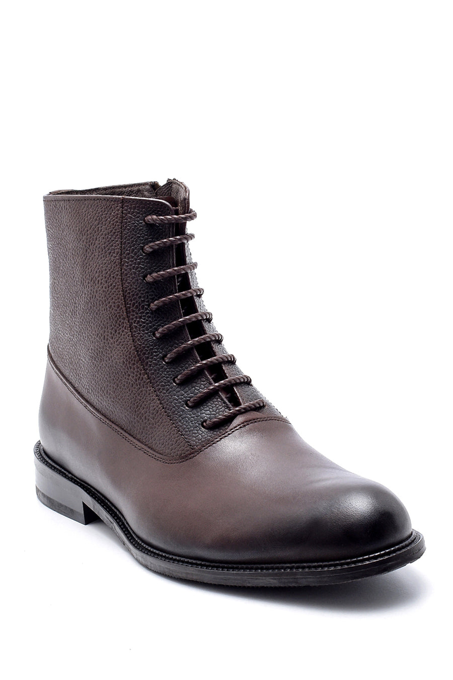 Men's Leather Lacing Detailed Classic Boots