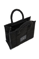 Women's Black Plush Handbag | Derimod